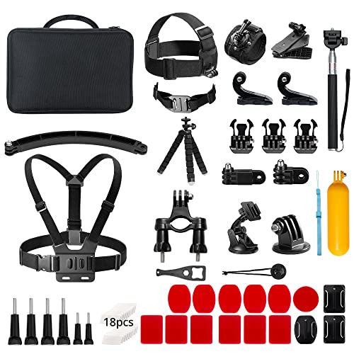 AKASO 60 in 1 Action Camera Accessories Kit Compatible with EK7000/EK7000 Pro/Brave 4/Brave 4 pro/Brave 7 LE/Brave 7/Brave 8/V50X/V50 Pro/V50