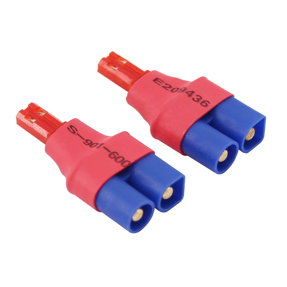 OliRC 3pcs EC3 Style Male to JST Wireless Connector Adapter(C52-3)