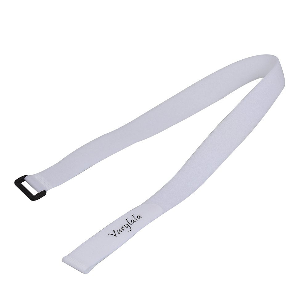 4 Pcs Varylala Versatile Hook and Loop Cable Ties Straps Tie downs Fastening Securing Straps (40"x1.5", White)