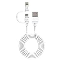 Cellet iPhone Charger Cable, iPhone Charging Cord with Micro-USB Connector Combo Compatible to iPhone 13 Pro Max Mini 12 Pro Max Mini 11 iPad Pro…