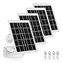 4 Pack 8W Solar Panel Charger Compatible with Arlo Essential Solar Panel Charger (2nd Generation, Arlo Essential Outdoor Camera & Essential Outdoor XL