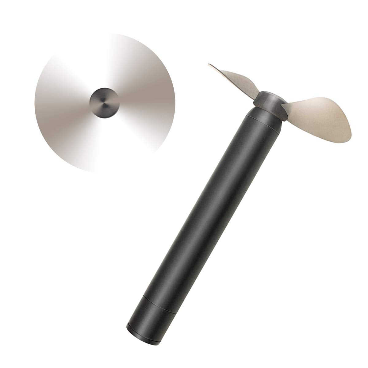 GS GLOWSEEN Pocket Fan, Mini Portable Handheld Fan AAA Battery Powered