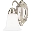 Westinghouse 66496 Corp 4-7/8-Inch Wall Bracket, Nickel