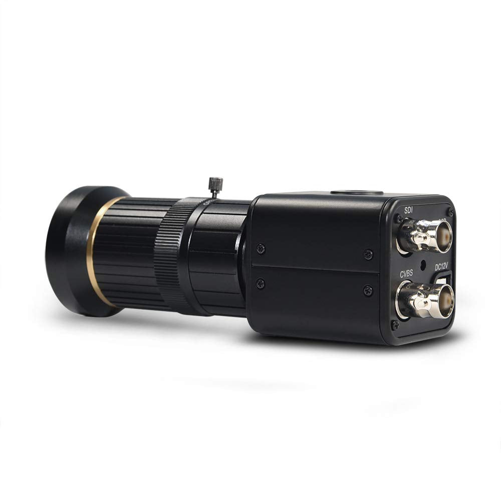 MOKOSE SDI Camera, HD-SDI 2 MP 1080P HD Digital CCTV Security Camera, 1/2.8 High Sensitivity Sensor CMOS with 5-50mm Manual Varifocal HD Lens