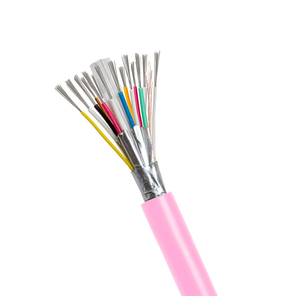 Cmple - HDMI Cable 1.5FT High Speed HDTV Ultra-HD (UHD) 3D, 4K @60Hz, 18Gbps 28AWG HDMI Cord Audio Return 1.5 Feet Pink