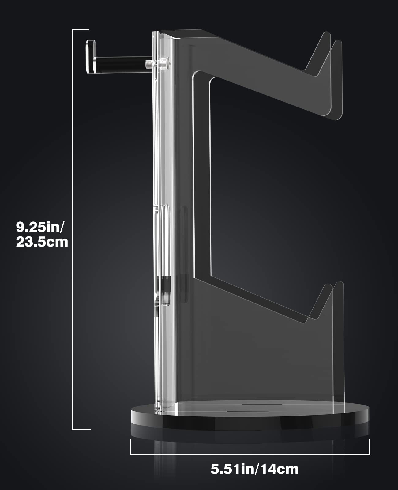 MoKo Universal Stand for Game Controller and Headset Stand, 2 in 1 Game Controller Support Holder Storage Organizer for Switch/Switch 2, ps5, ps4