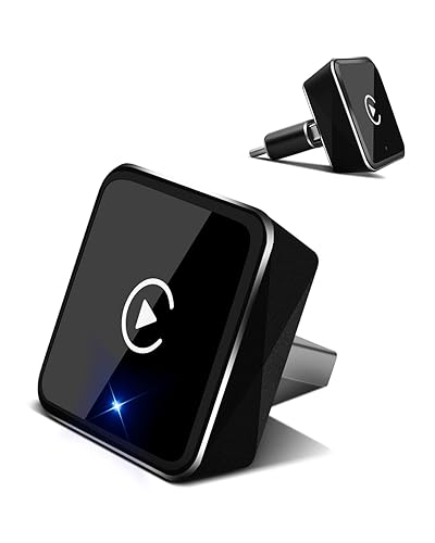 2025 Upgraded Apple Car Play Wireless Adapter for iPhone - Factory Wired CarPlay to Wireless, Auto-Reconnect, Plug & Play for iOS 10+ (iPhone 6+)