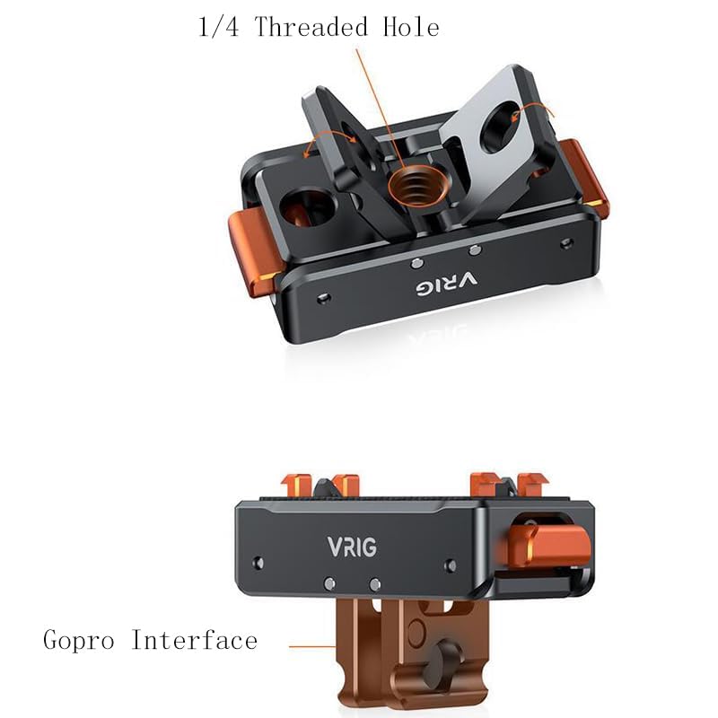 Coyktonty Quick Release Mount for Insta360 Ace Pro 2/Ace Pro/Ace/ONE X4/ONE X3/ONE X2/Gopro Hero 12,Aluminum Alloy Magnetic Mount Adapter,Quick