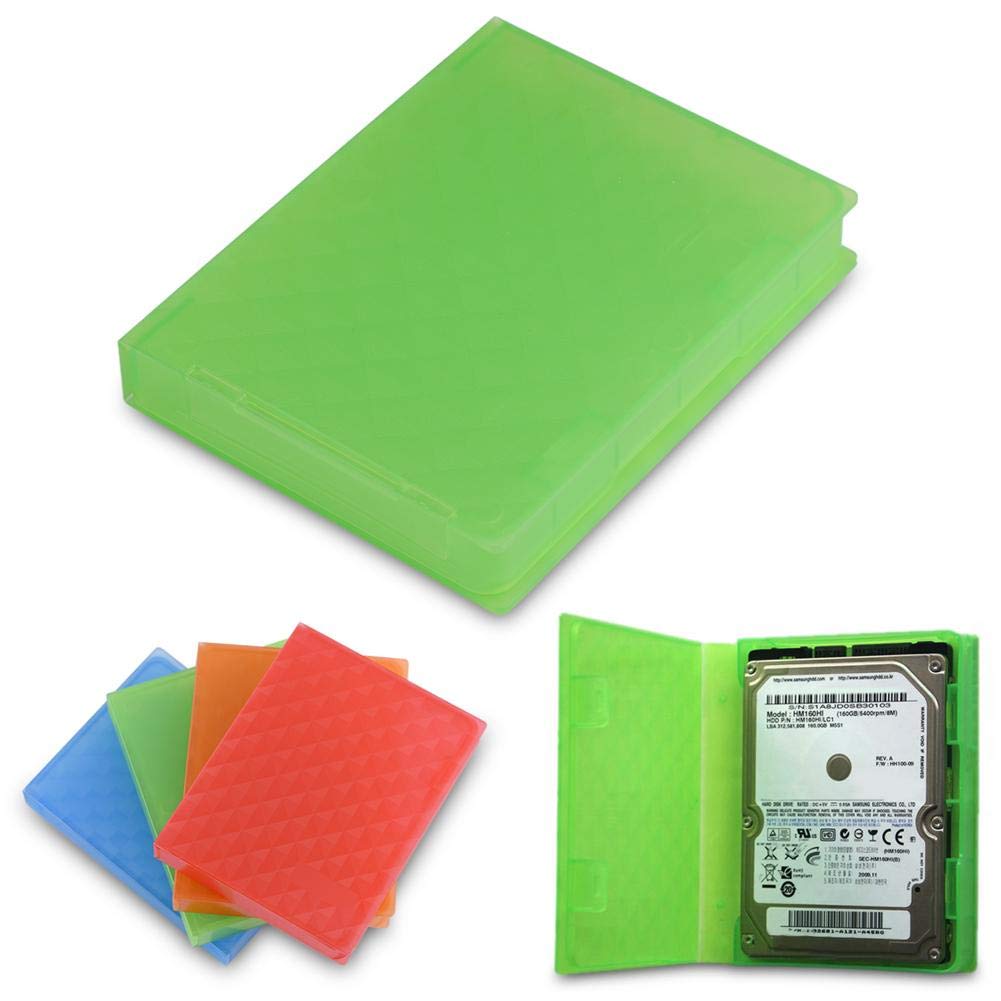 Professional 2.5in Hard Disk Drive Box SSD Protective Box Storage Case for 2.5 Inch and SSD Moistureproof, Shockproof, Anti Static and Non Slip Grey