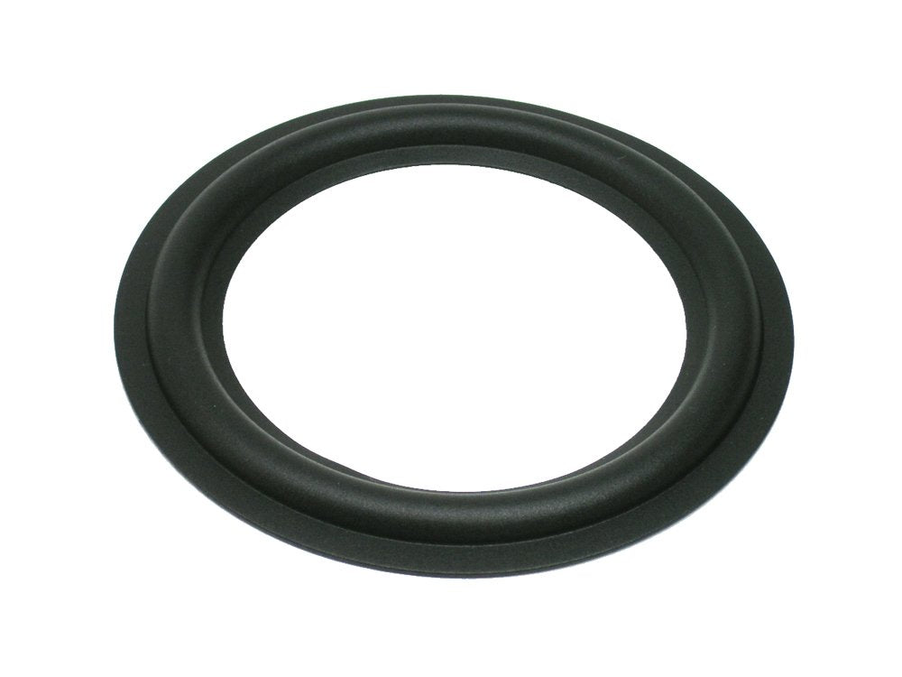 RS-5.25: 5.25" Rubber Surround, 5.125" OD, 3.5" ID, Black Angle Attach