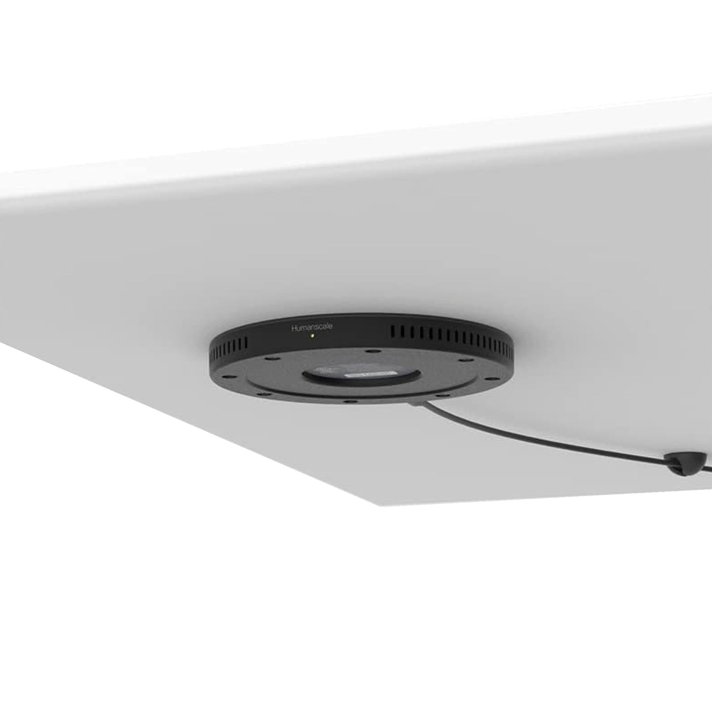Humanscale Under Desk Wireless Charger, 10W Qi Compatible Under Table Wireless Charger, Versatile Invisible Wireless Charger, Touchless Under Desk