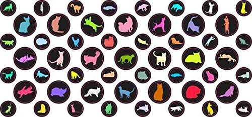 StickerTalk StickerTalk, Cat Camera Dots Webcam Covers, 1 Sheet of 53 Stickers, 32 0.25 in. Dia., 21 0.375 in. Dia., 0.25 in. Dia, 0.375 in. Dia