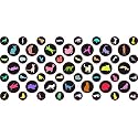StickerTalk StickerTalk, Cat Camera Dots Webcam Covers, 1 Sheet of 53 Stickers, 32 0.25 in. Dia., 21 0.375 in. Dia., 0.25 in. Dia, 0.375 in. Dia