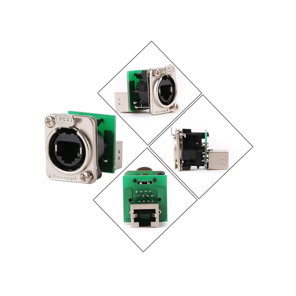 BESCOOS Toronce RJ45 Ethercon Cable Mount Connector (Socket-B 3 Pack)
