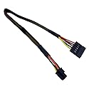 COMeap SATA Power Cable for Dell Inspiron 3653 3650 Series, SATA 15 Pin to Mini 6 Pin ATX Adapter Compatible Part No. GP2JM 15-inch(38cm) (Pack of 2)