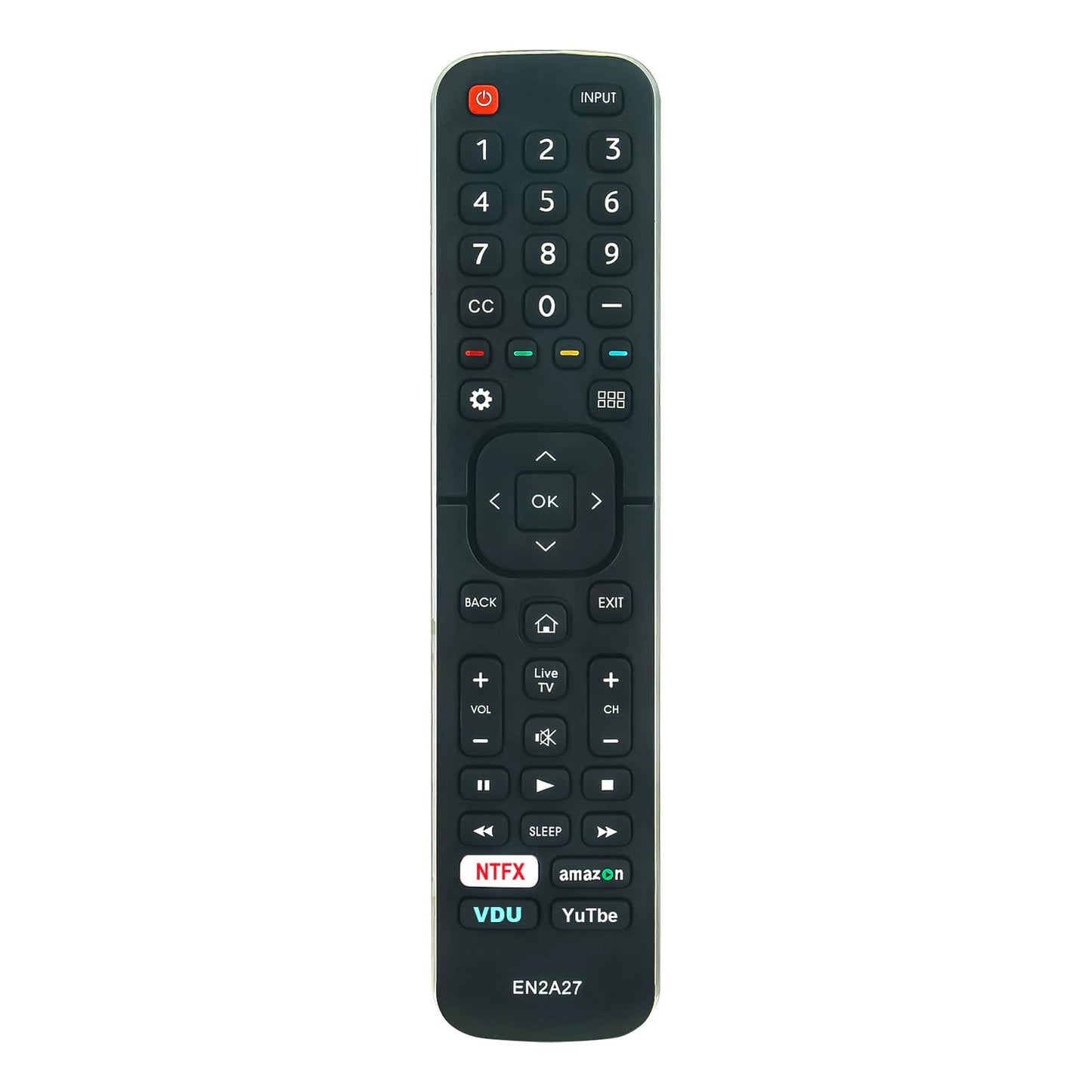 New EN2A27 Replaced Remote fit for Hisense LED TV 55H6B 50H7GB 40H5C 43H5C 43H7C 50CU6000 50H5C 50H6C 50H7C 50H7GB1 50H8C 55H5C 55H6B 55H7B 55H7C