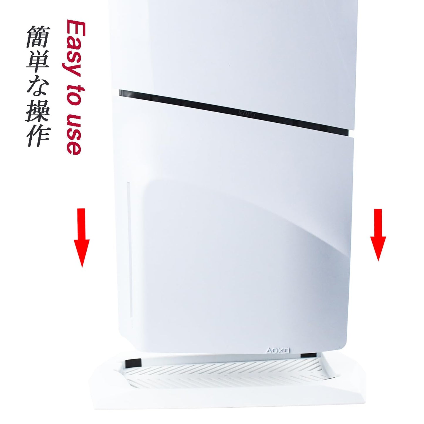 RDFJ Vertical Stand Compatible with PS5 Series Console with Built-in Cooling Vents and Non-Slip Feet, Space-Save, Specially Designed(white, for PS5