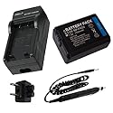 Battery + Charger for Sony Alpha NEX-5, NEX-5K, NEX-5N, NEX-5NK, NEX-5ND, NEX-5NL, NEX-5R, NEX-5RL Digital Camera