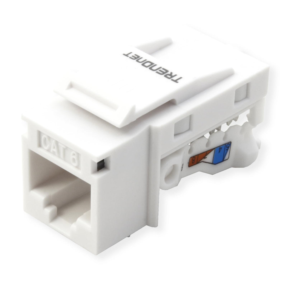 TRENDnet Cat6 RJ45 Keystone Jack 50-Pack Bundle, TC-K50C6