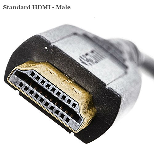 axGear Micro HDMI MICROHDMI to HDMI Cable 6 FT for HDTV 6FT 6F 1.8 Meter