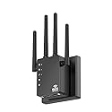 Dual Band 5GHz/2.4GHz WiFi Extender, WiFi Booster, WiFi Extender Signal Booster, Covers 12880 Sq.ft, Supports 105 Devices, Wireless Signal Booster
