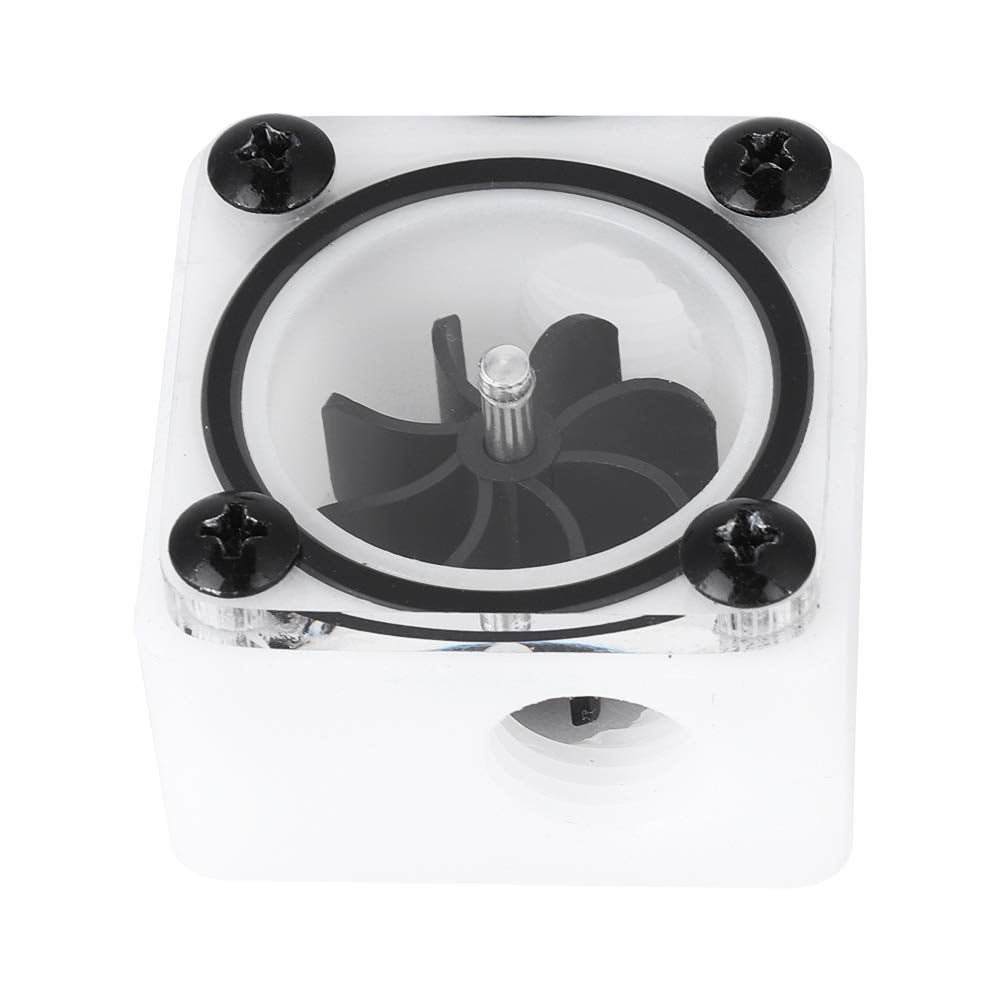 Water Cooling Meter,2Way G1/4 Thread Revolving Speed Water Cooling Meter Indicator for PC Water Cooling System (2 Way)