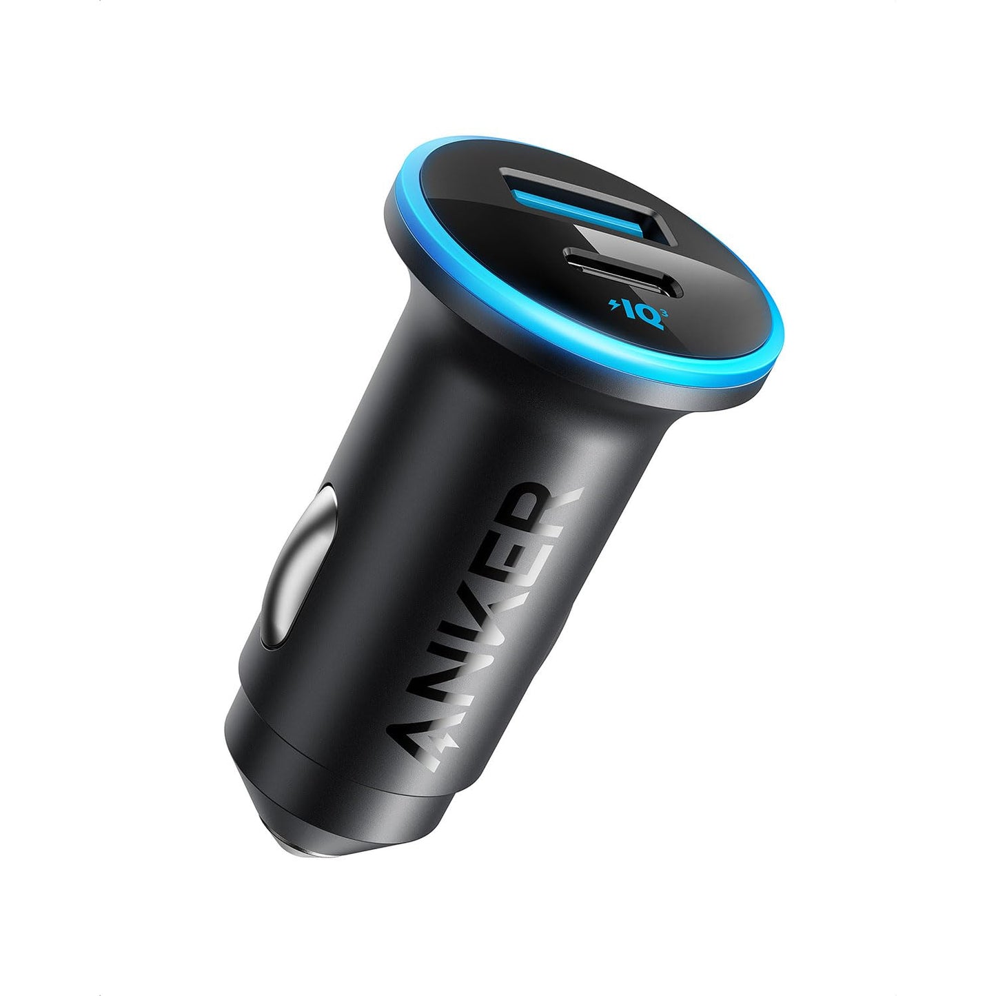 Anker 323 USB-C Car Charger Adapter, 52.5W Cigarette Lighter Charger with 30W PowerIQ 3.0 Fast Charging for iPhone 17/16/15/14/13/12 Series, Galaxy
