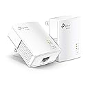 TP-Link AV1000 Powerline Ethernet Adapter KIT - Gigabit Port, Plug Pair &Play, Ethernet Over Power, Nano Size, Power Saving Mode, Network Adapter