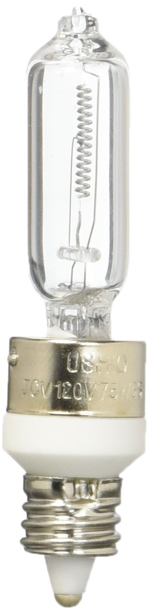 Ushio BC6428 1000988 - JCV120V-75WGSN/E11 Screw Base Single Ended Halogen Light Bulb