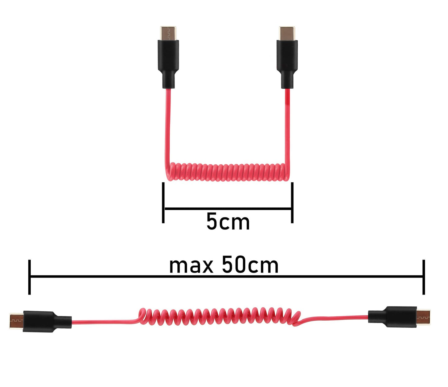 JCMOYUTY Mic Adapter for Rode Wireless GO 2 ME Pro Micro USB C to USB C Microphone Cable, for Hollyland Lark M1 / M2 / MAX / 150 / M1 / MAX Duo DAC