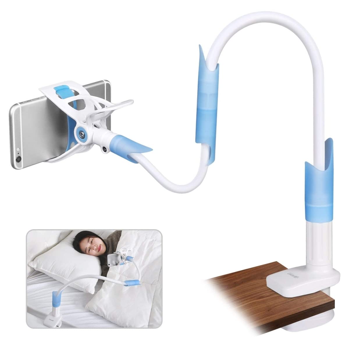 212 Main Flexible Cell Phone Holder Clip, Rotating Flexible Arm
