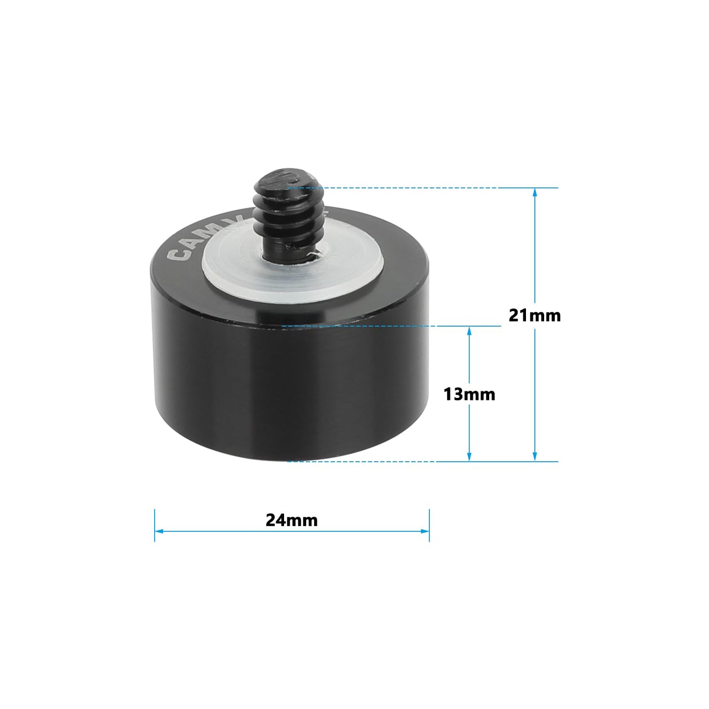CAMVATE Mic Stand Adapter 1/4" Male to 5/8" Female for Microphone Holder - 1313