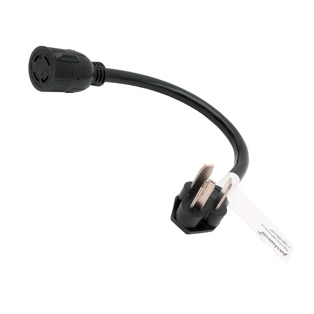 Parkworld 60431 AC Adapter Cord Dryer 10-30P to Generator L14-30R 30A, 250V, 18 inch
