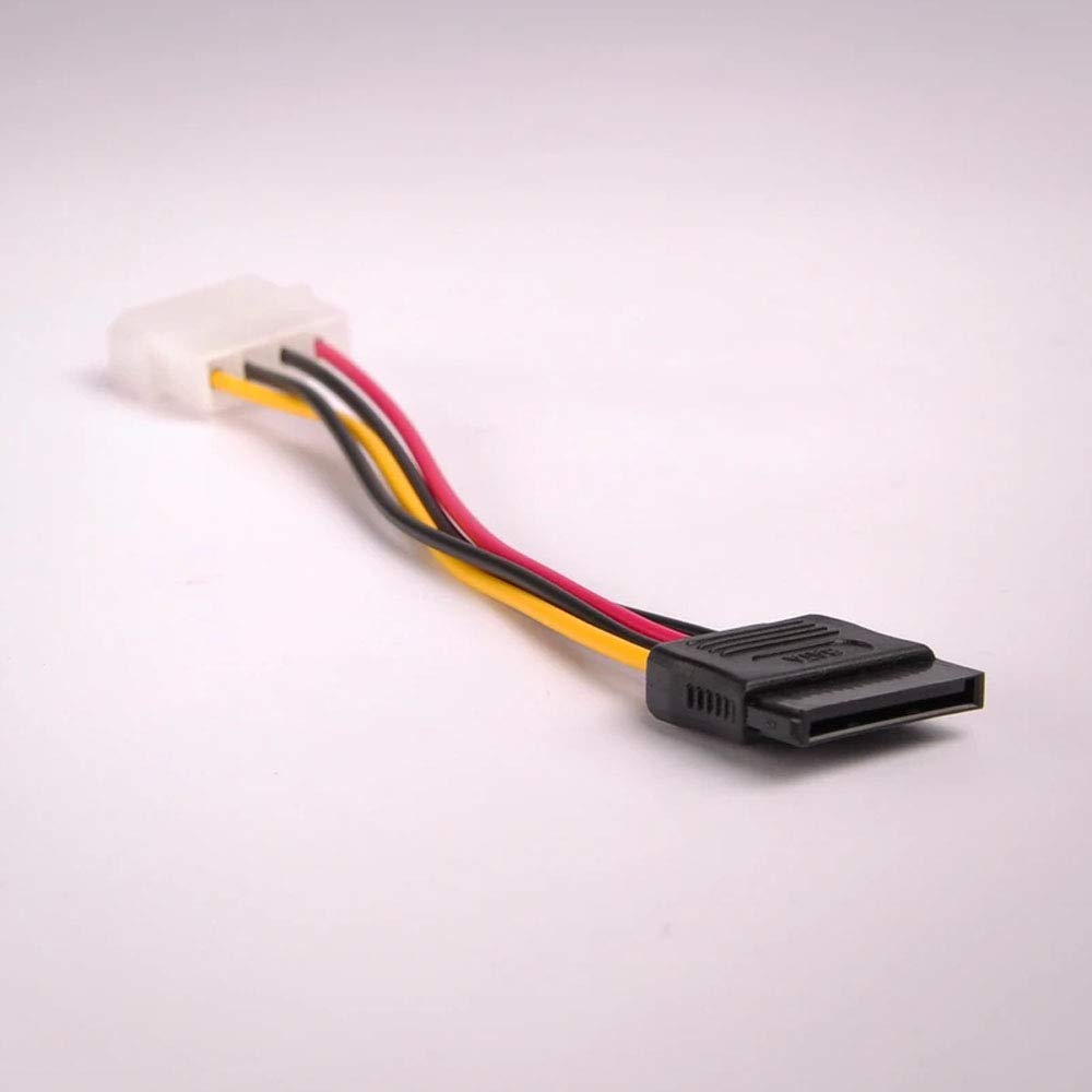 FireFold 6 Inch Serial ATA SATA Power Cable - Connecting to Hard Drives, CD-ROM's, CD-RW's, Fans and More - Connects Any SATA Hard Drive to a Standard