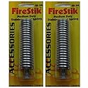 FireStik LOT OF 2 SS-3M Stainless Steel Medium Duty Antenna Spring Mount