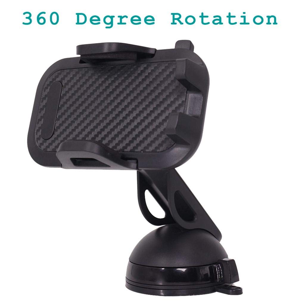 Car Mount Dash Windshield Holder Cradle Swivel Dock Suction Compatible with Samsung Galaxy A30s - Galaxy A32 5G - Galaxy A33 5G - Galaxy A42 5G
