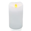HVTDECOR Flameless LED Candles, Realistic Flickering Flame, Set of Multiple (White, 5 Inch)
