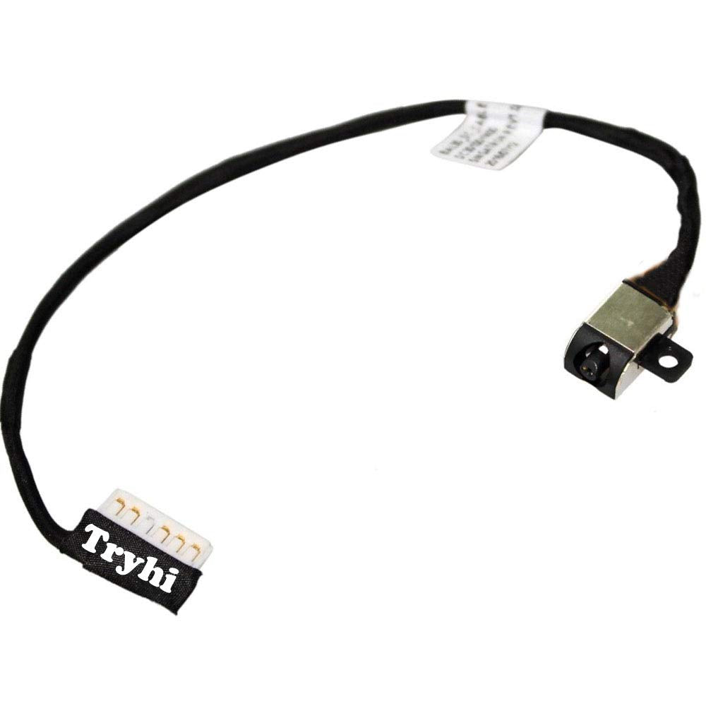 Laptop AC DC Power Jack Plug in Charging Port Socket Connector with Cable Harness for Dell Inspiron 17 5770 5775 DC301011B00 2K7X2 17 i5770 i5775