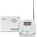 Smart Caregiver Wireless Motion Sensor Alarm System with Pager for Fall and Wandering Prevention | Mountable Motion Detector Alarm Alerts Medical