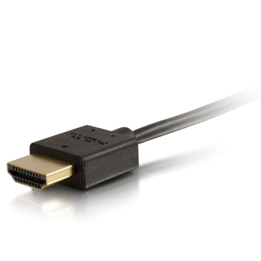 C2G HDMI Cable, 4K, High Speed HDMI Cable, 60Hz, 2 Feet (0.60 Meters), Black, Cables to Go 41362