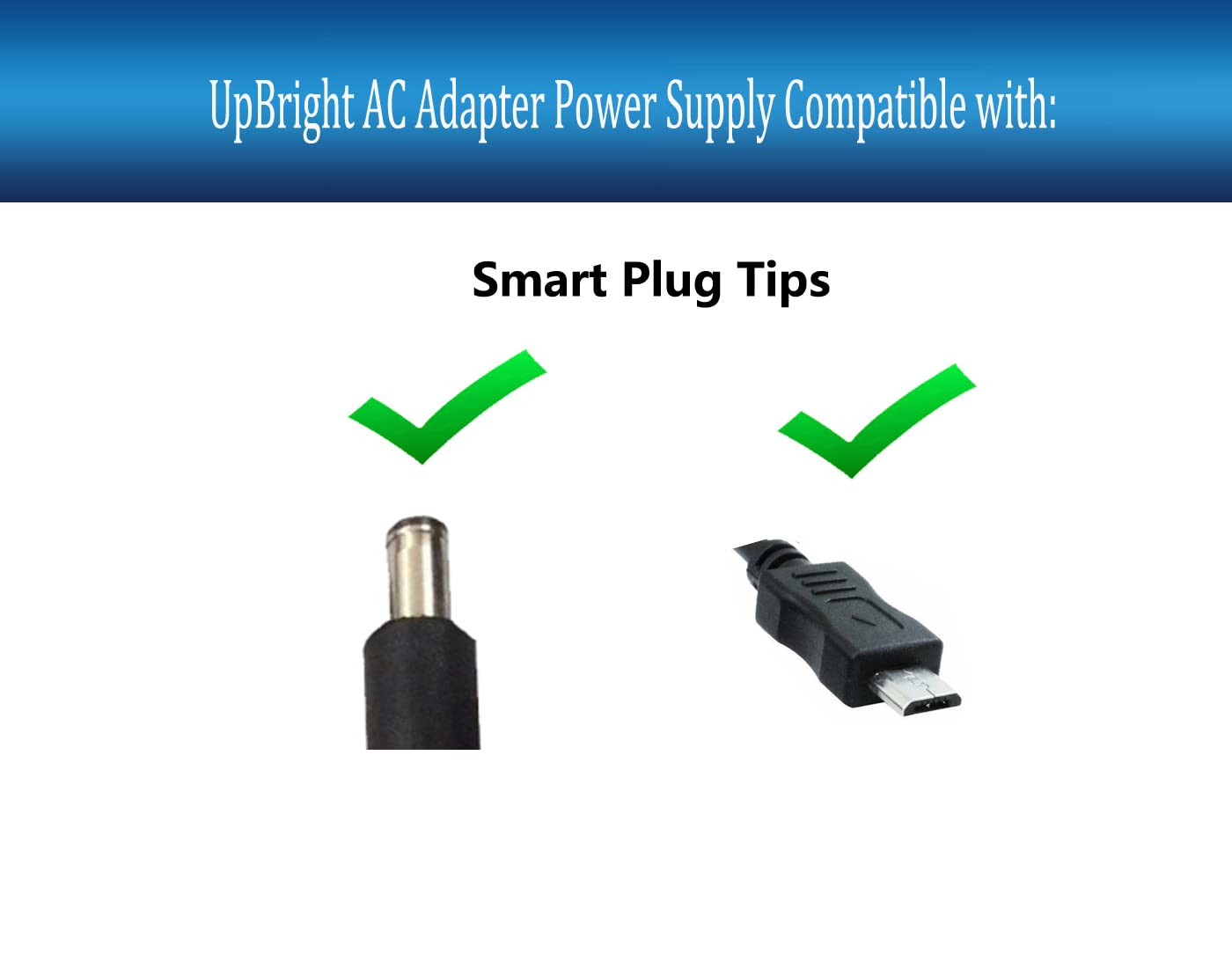 UpBright 5V AC Adapter Compatible with Vtech VM3251 VM3252 PU VM3261 2 VM5254 BU VM5463-2 Video Baby Monitor BU Camera S003AKU0600040 S003GU0600050…