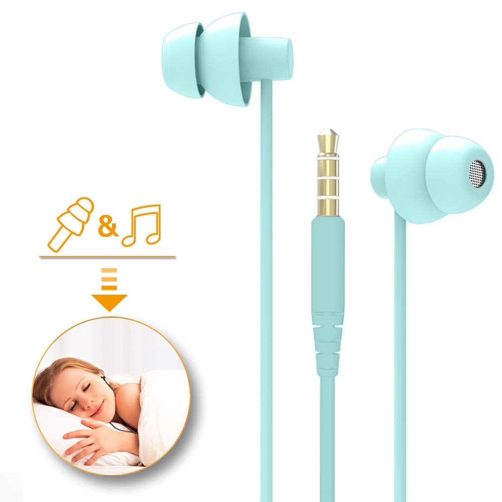 Ururtm Sleep Soundproof Earbuds Headphones, Noise Isolating Soft Earbuds for Sleeping, Nighttime, Insomnia, Side Sleeper, Snoring, Travel, Meditation…