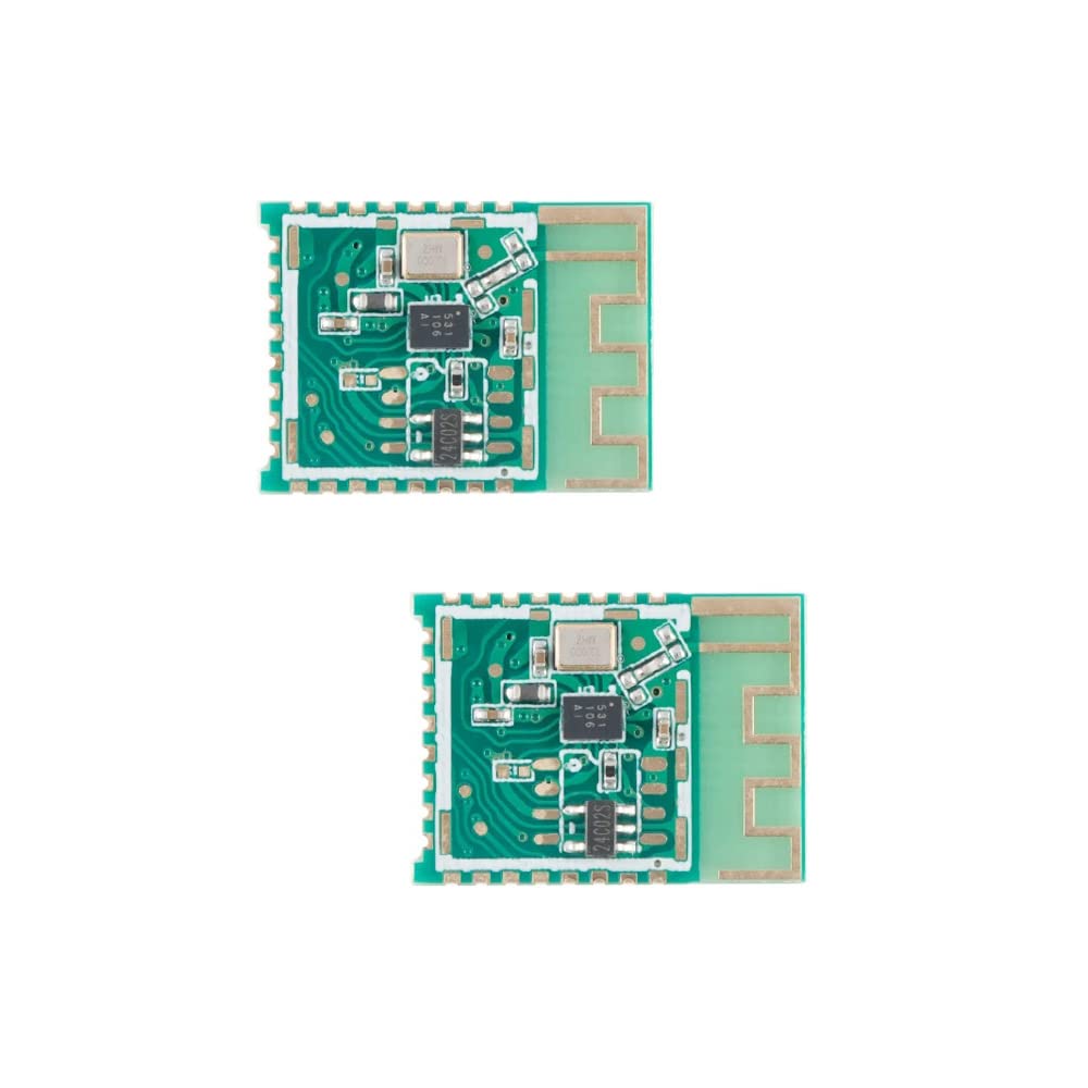 Rakstore 2pcs JDY-27 BLE5.1 Master Slave Integrated Bluetooth Module Transparent Transmission Module 2.4G Communication Interface UART