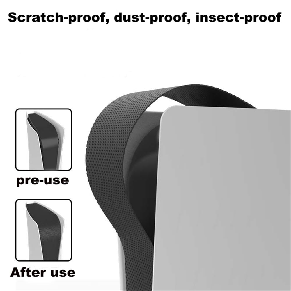 Dust Cover for PS5 Console, for Playstation 5 Dust Filter Anti Pet Hair, Protective Mesh Net Cooling Vents Dirt-Proof Cover Host Center Part