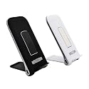 5 Core Fast Wireless Charging Stand 10W 2PCS w Adaptive Sleep Friendly Light Compatible with Smartphones - CDKW03