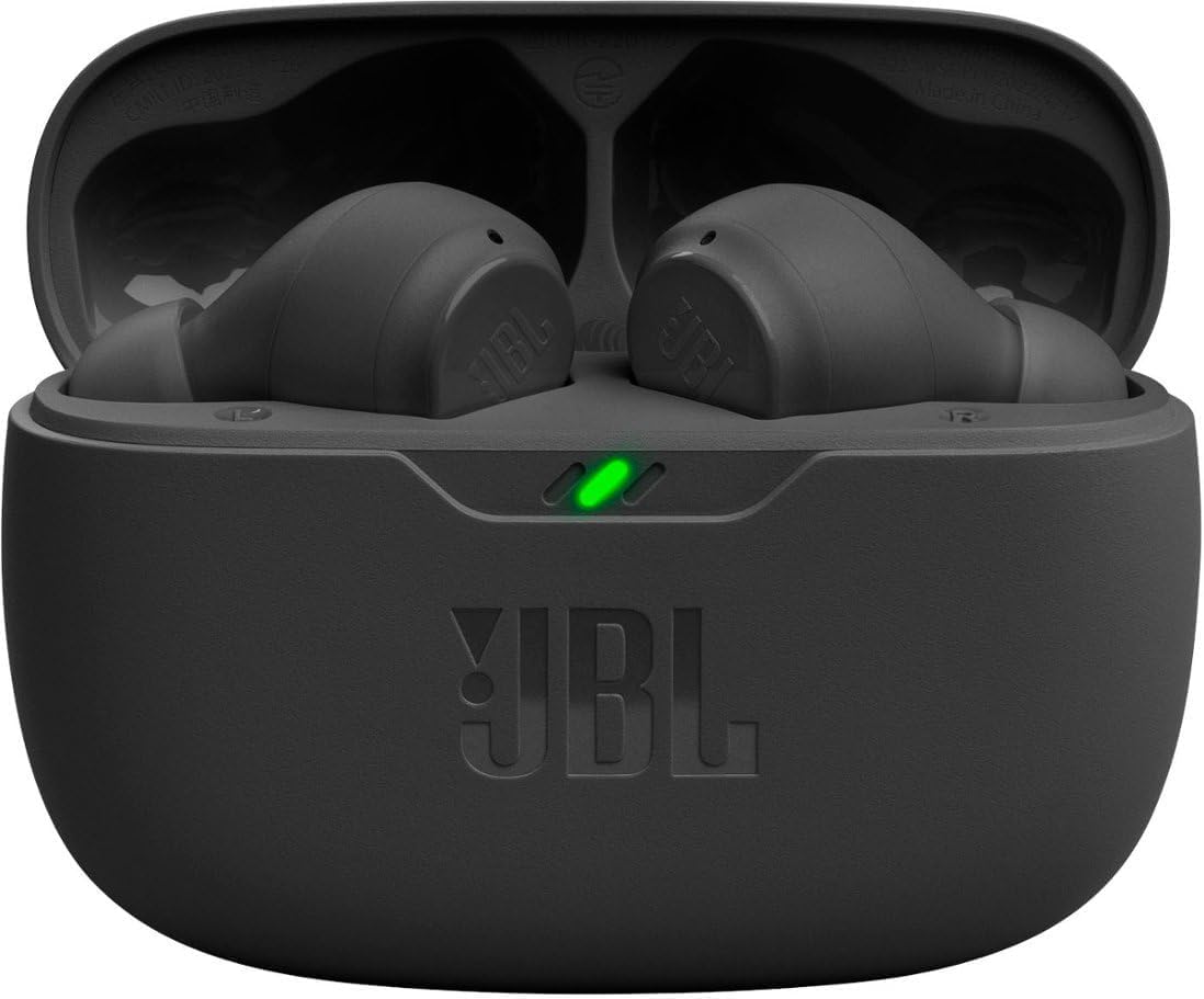 JBL Vibe Beam True Wireless Bluetooth In-Ear Headphones - Black (Renewed)