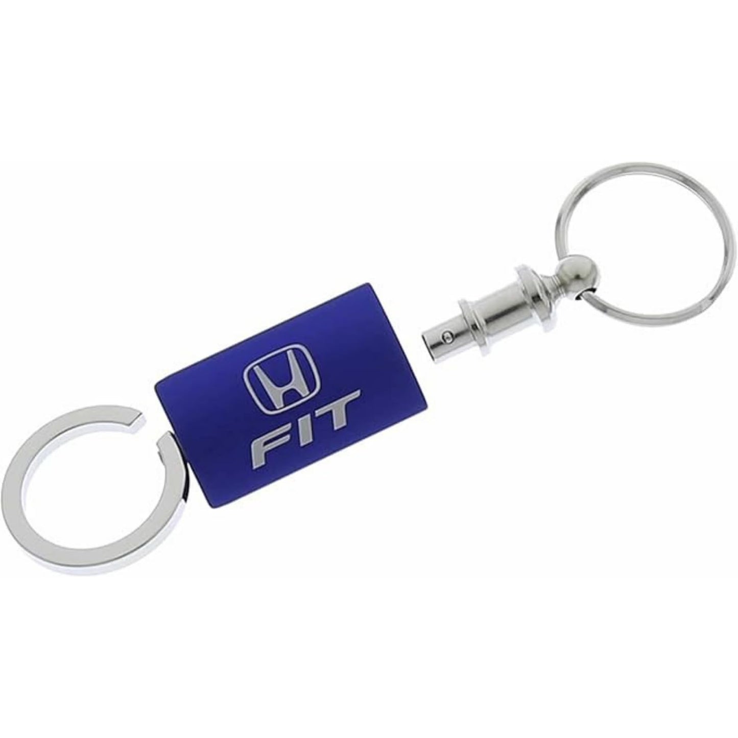 AU-TOMOTIVE GOLD, INC. Officially Licensed Navy Anodized Aluminum Valet Key Fob for Honda Fit