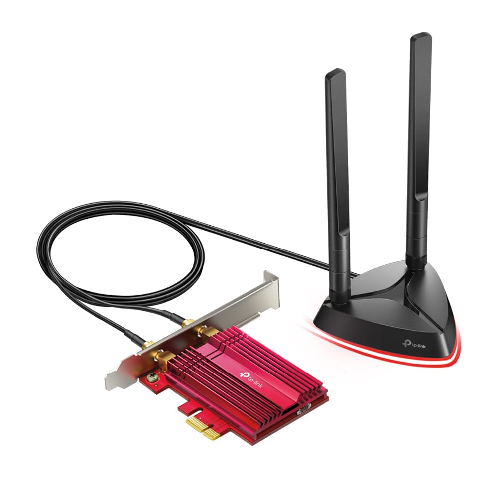 TP-Link WiFi 6 AX3000 PCIe WiFi Card (Archer TX3000E), Up to 2400Mbps, Bluetooth 5.3, 802.11AX Dual Band Wireless Adapter with MU-MIMO, OFDMA