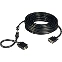 Tripp Lite VGA Coax Monitor Easy Pull Cable , High Resolution cable with RGB coax (HD15 M/M) 50-ft.(P503-050)