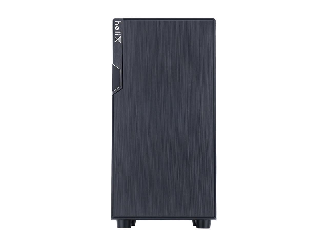 Rosewill FBM-X2-400-HELIX Micro ATX Mini Tower Desktop Gaming & Office PC Computer Case with Pre-Installed 400W Power Supply, 240mm AIO Support, 2X